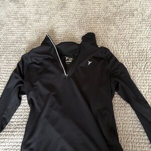 OLD NAVY women’s Black Quarter-Zip Pullover size medium